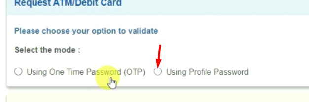 profile password