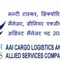 AAI Cargo Logistics & Allied Services Company Limited के अंतर्गत विभिन्न पद