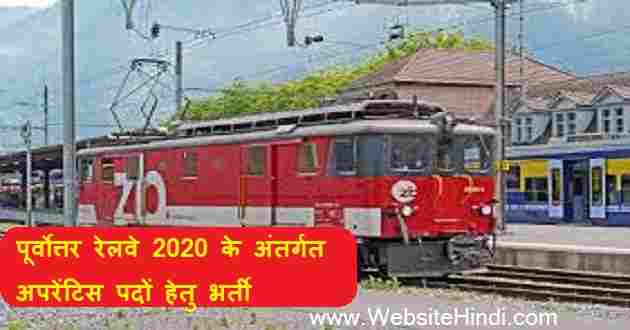North Eastern Railway 2020