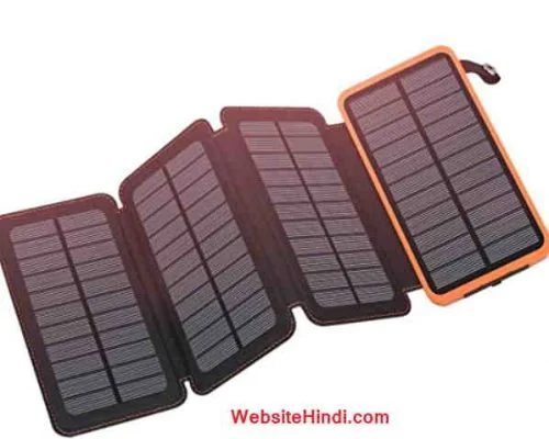 Feelle Solar Charger 25000 Mah PowerBank With 4 Solar Panels