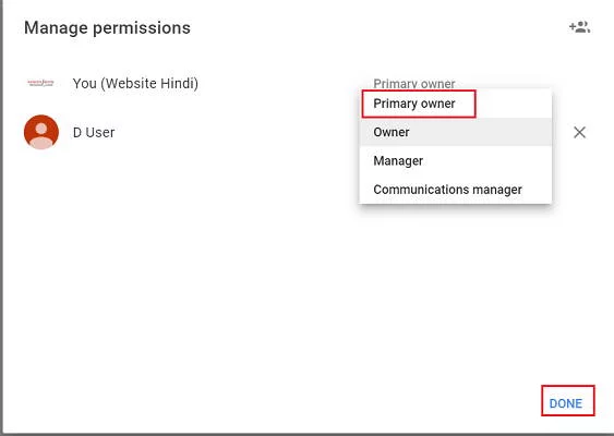 youtube account transfer kaise kare
