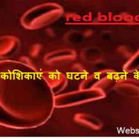 लाल रक्त कोशिकाएं (Red Blood Cells) को घटने व बढ़ने के कारण !