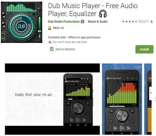 Dub Music Player