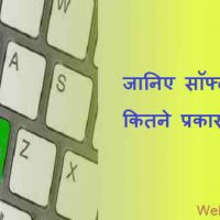 सॉफ्टवेयर कितने प्रकार के होते हैं?