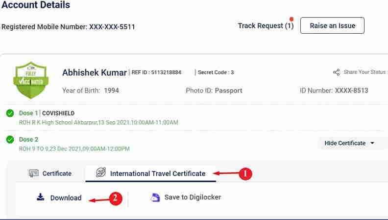 covid-international-travel-certificate-download
