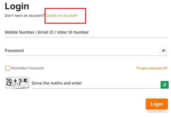Create An Account