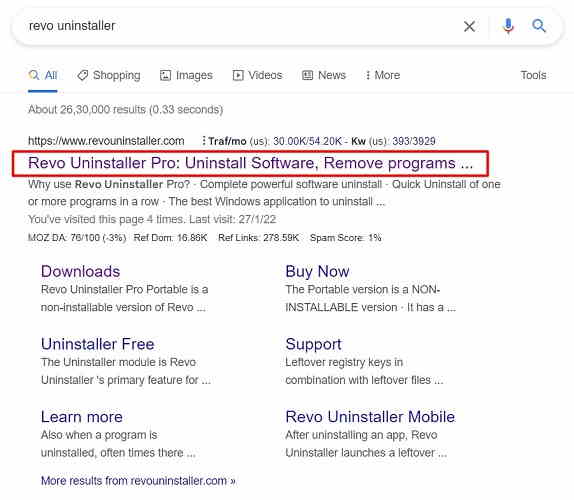 uninstall