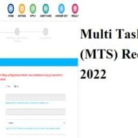 Multi Tasking Staff (Mts) Recruitment 2022