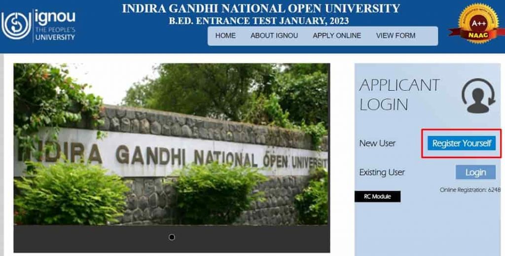 Ignou Bed Admission के लिए आवेदन कैसे करें