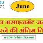 इग्नू असाइनमेंट जमा करने की अंतिम तिथि 15 जून 2023 | पूरी जानकारी
