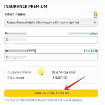 insurance pay