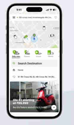 ola cab booking