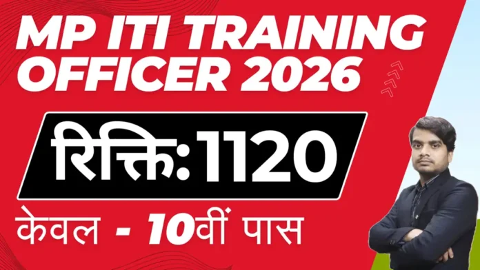 mp iti training officer recruitment 2026 notification